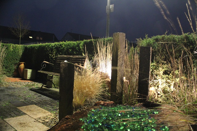 Gartenlicht Gartenbeleuchtung mit Niedervoltstrahlern